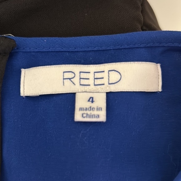 Reed Black & Blue Sleeveless Summer Romper Size 4 - Picture 8 of 9